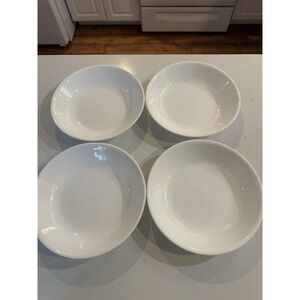 Corelle Winter Frost White 8.5" Pasta, Soup Stew - 20 oz Bowls - Set of 4